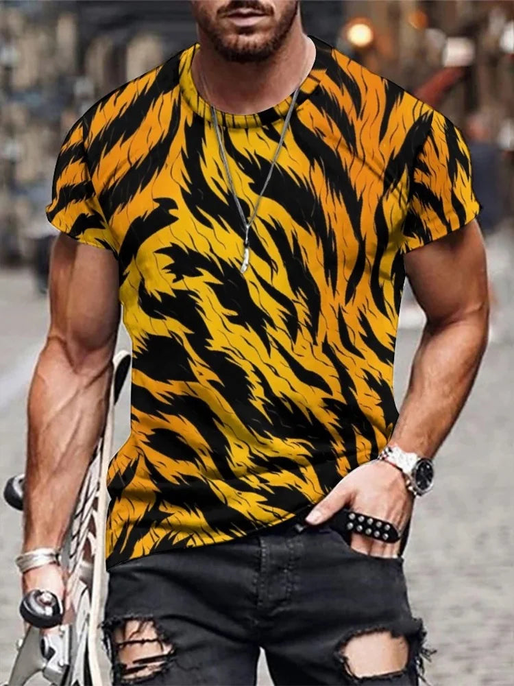 PENDRA Duck Print Loose Comfortable Short Sleeve T-Shirt