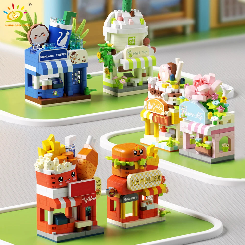 PENDRA Cute Shop Micro Building Set
