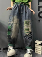 PENDRA Elastic Waist Harlan Pants