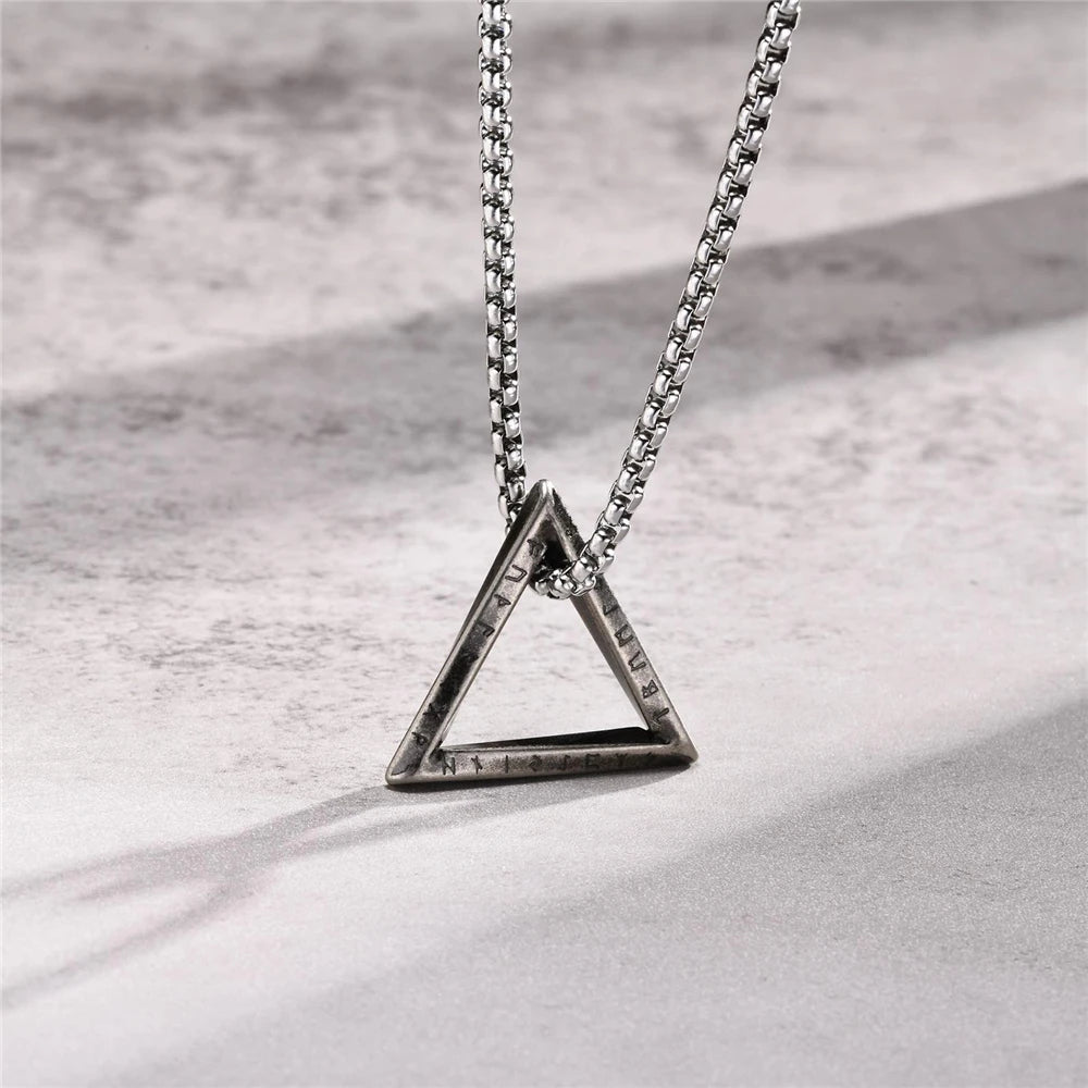 PENDRA Rune Norse Futhark Necklace