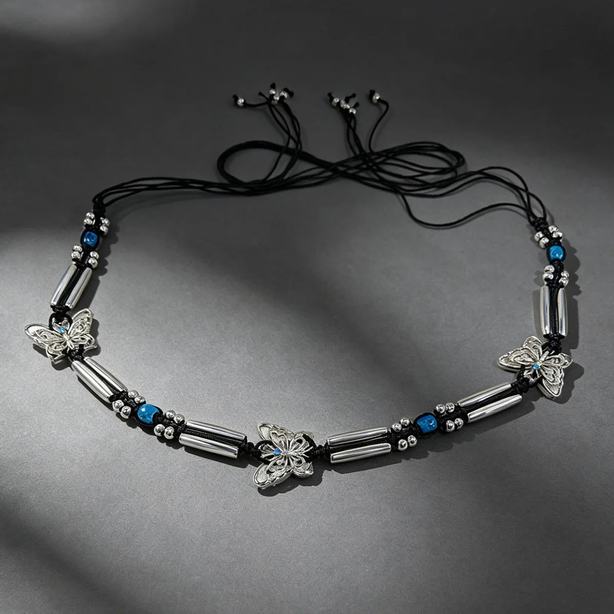 PENDRA Demiine Floral Boho Waist Chain Belt