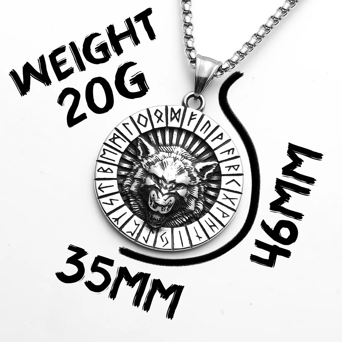 PENDRA Uliorin Viking Rune Necklace