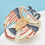 PENDRA USA Independence Day Brooch