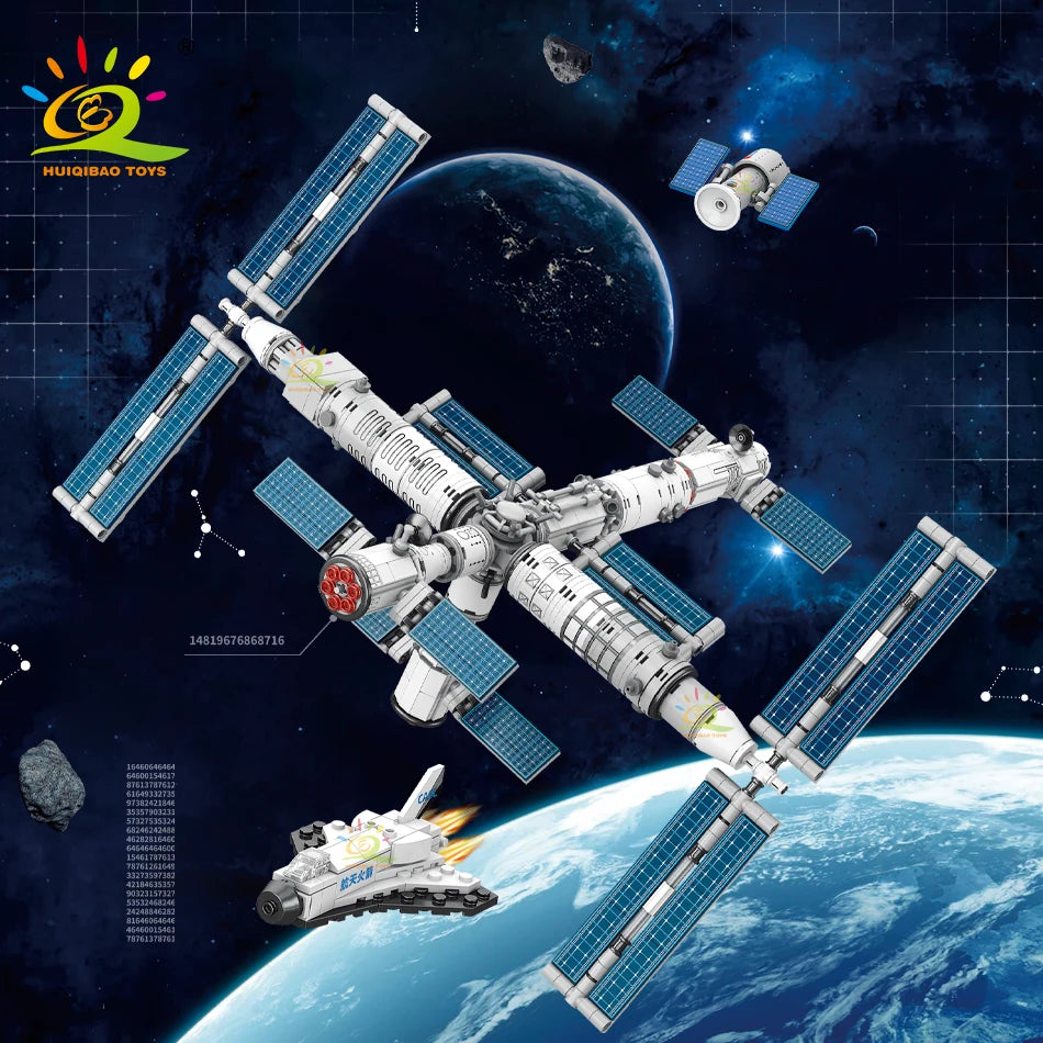 PENDRA Space Station Astronaut Building Set