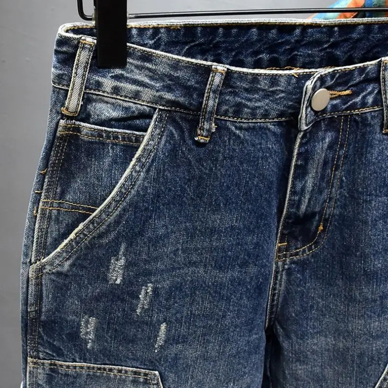 PENDRA Heavy Brand Tooling Jeans