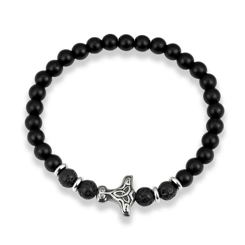 PENDRA Thor Hammer Classic Steel Bracelet
