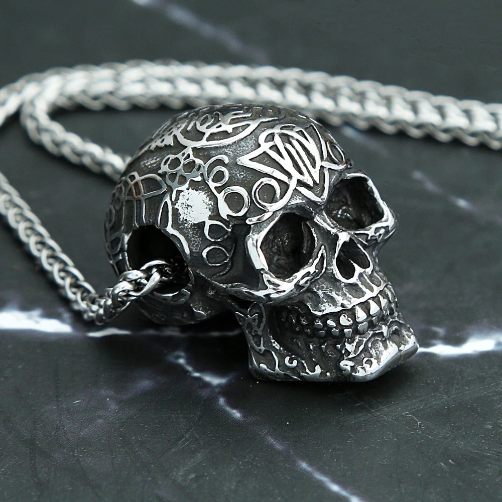 PENDRA Skullpunk Gothic Skull Pendant