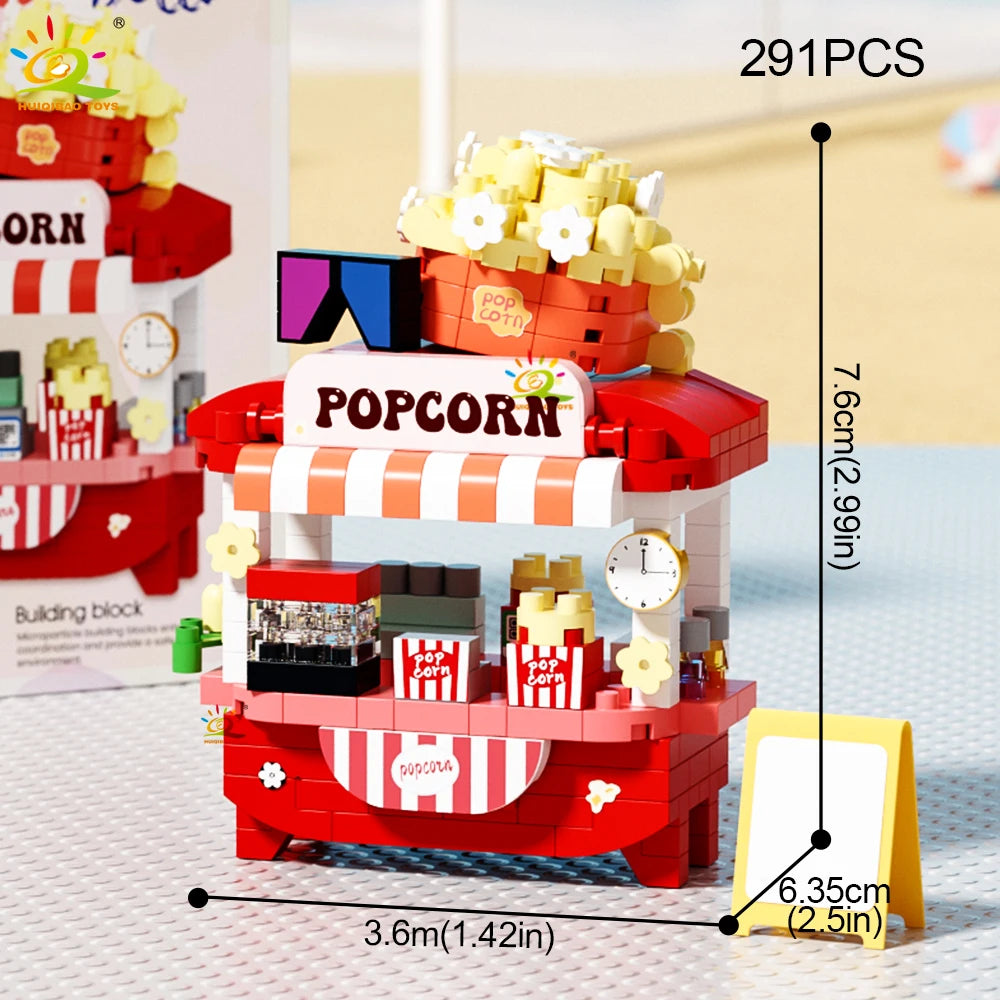 PENDRA Cute Food Micro Building Set