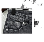 PENDRA Knee Length Black Jeans