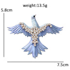 PENDRA Flying Pigeon Brooch