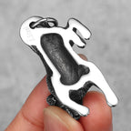 3D Labrador Dog Men Necklaces Stainless Steel Pendant Chain Women Punk Fashion Jewelry New In Accessories Gifts Wholesale