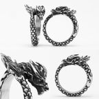 PENDRA Dragon Stuff Steel Ring