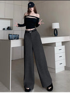 PENDRA Woolen Waisted Loose Pants