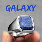 Luxury Galaxy Starry Sky Men Rings Stainless Steel Punk Rock Aesthetic Fashion Women Jewelry Accessories For Gift Wholesale