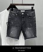 PENDRA Knee Length Black Jeans