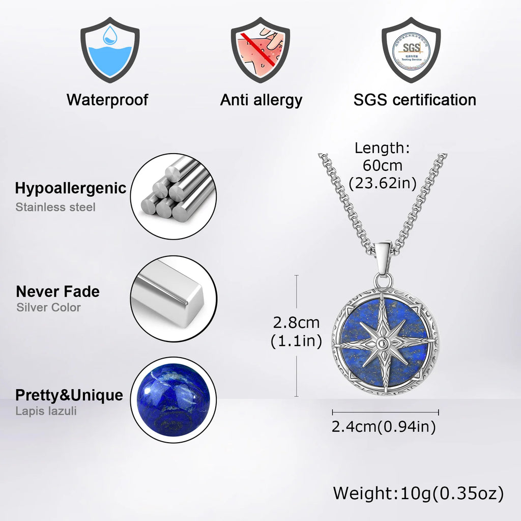PENDRA Stone Star Pendant Necklace