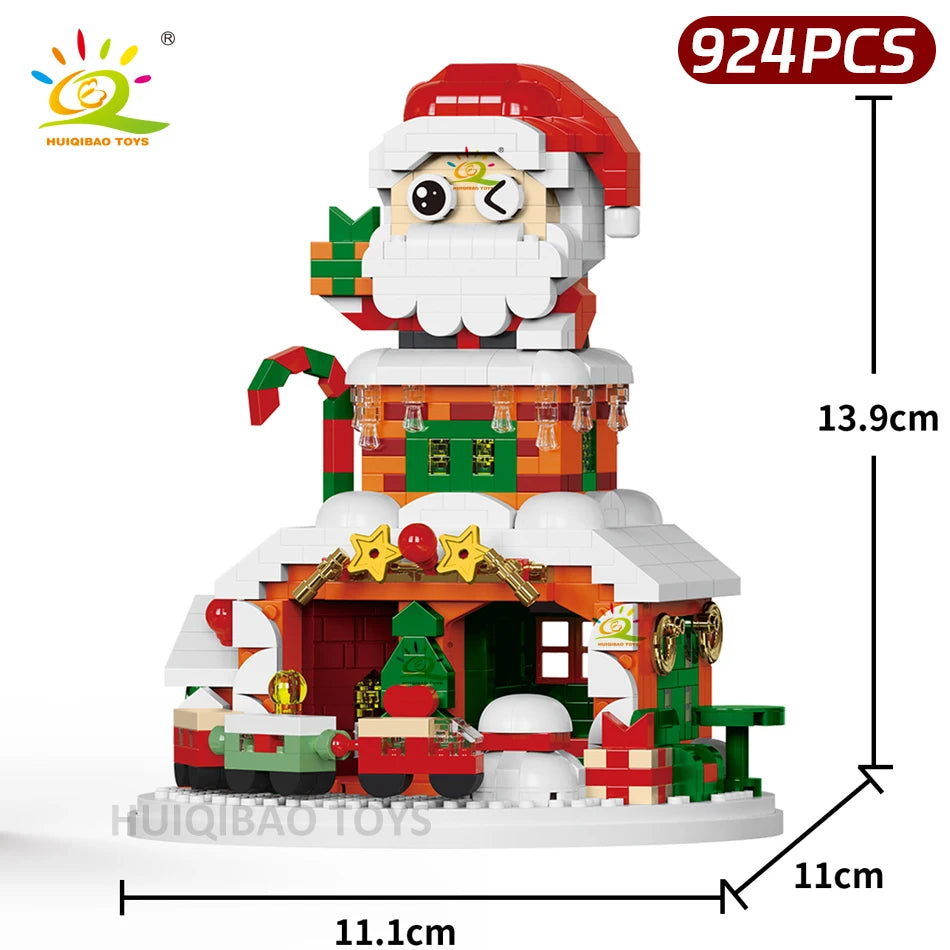 PENDRA Elk Deer Santa Building Set