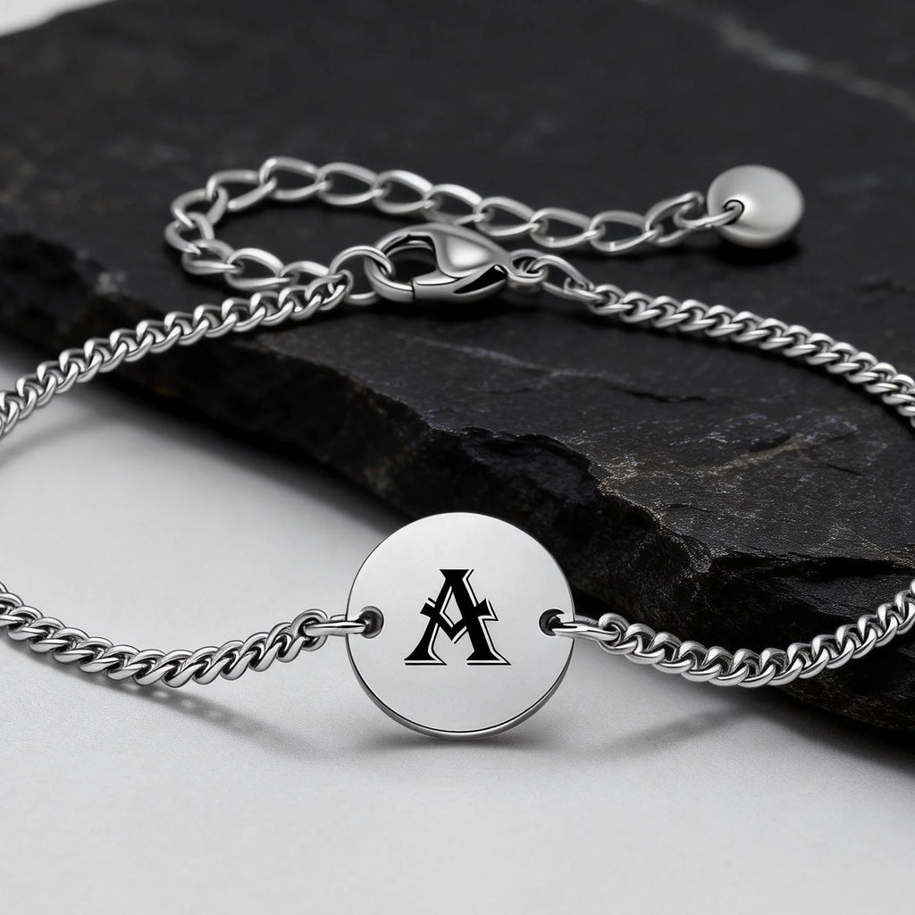 PENDRA Initials Alphabet Bracelet