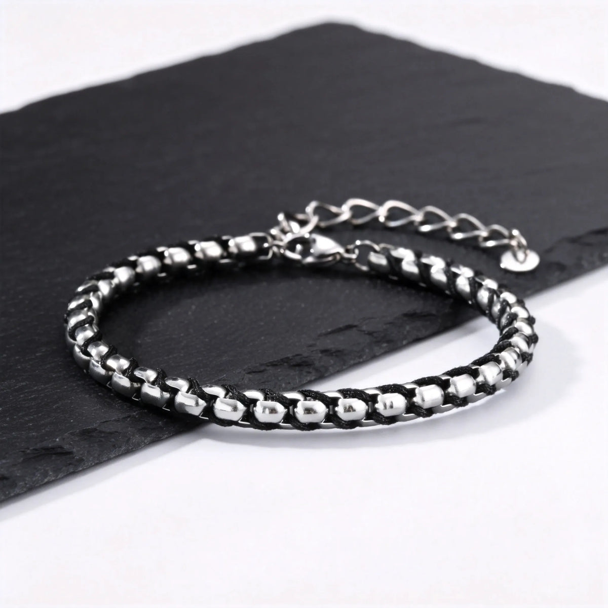 PENDRA Black Silver Bracelet