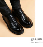 PENDRA Leather Lace Platform Shoes