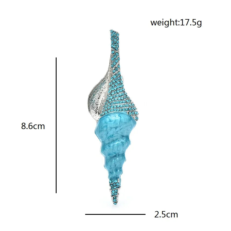 PENDRA Conchella Charming Conch Brooch