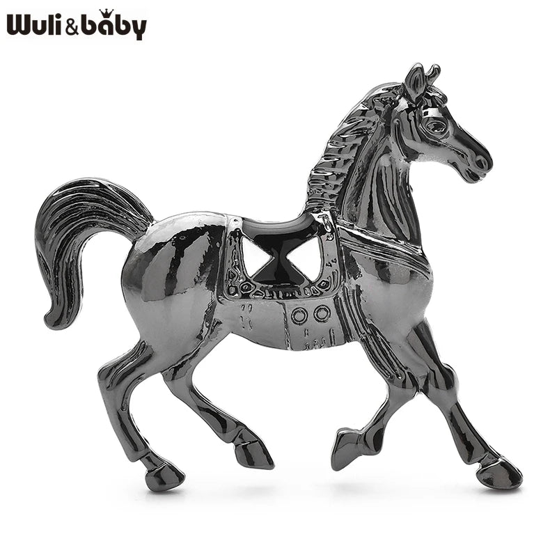 PENDRA Vintage Horse Brooch
