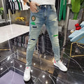 PENDRA Denim Embroidery Arrival Pants