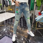 PENDRA Denim Embroidery Arrival Pants
