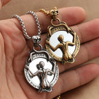 PENDRA Magicmirror Gothic Stainless Steel Pendant