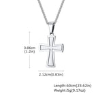 PENDRA Cross Plain Pendant Necklace