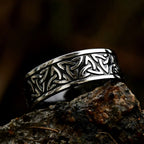 PENDRA Valknut Viking Stainless Steel Ring