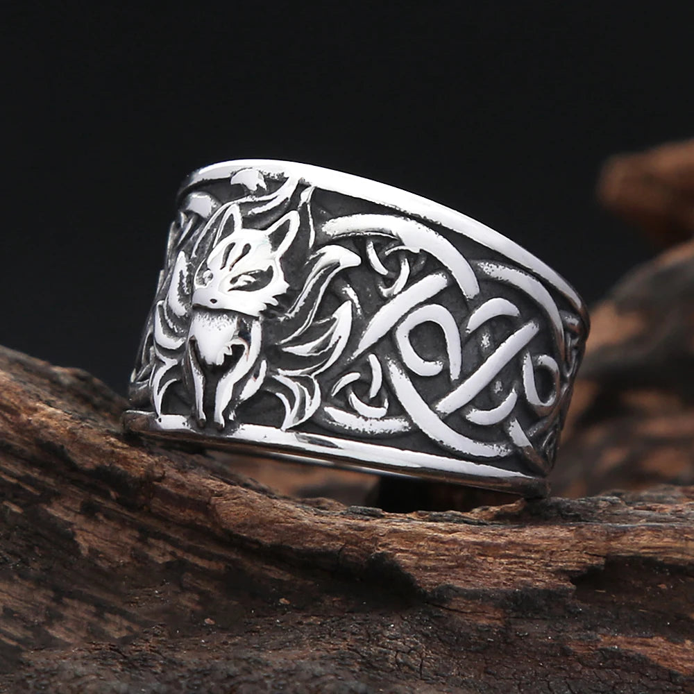 PENDRA Kitsune Nine-Tailed Fox Ring