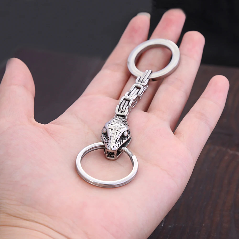 PENDRA Runekey Viking Snake Keychain