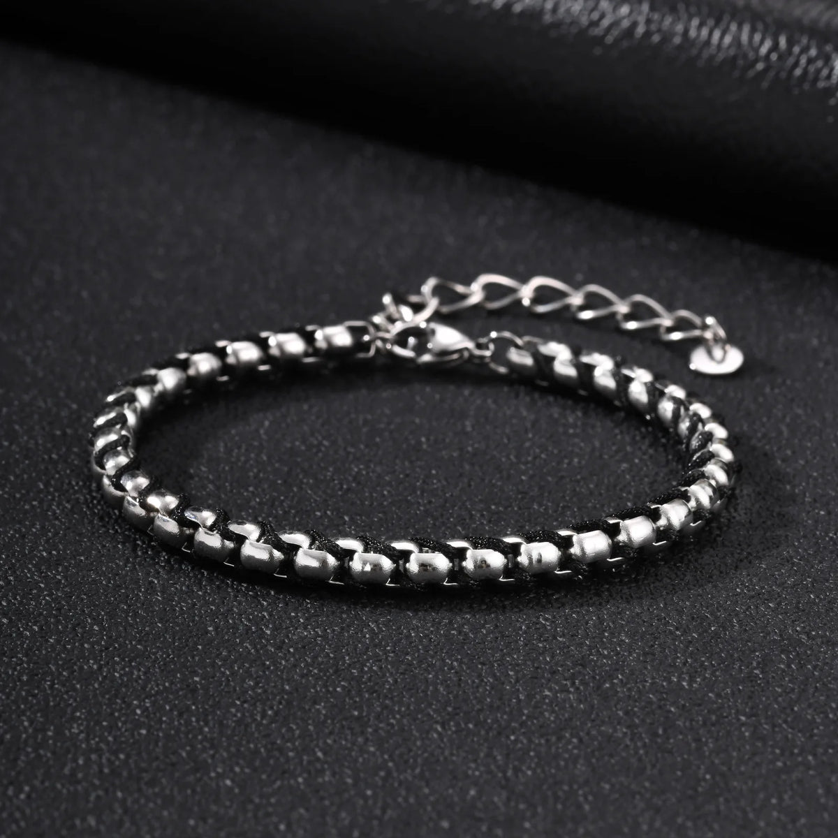 PENDRA Black Silver Bracelet