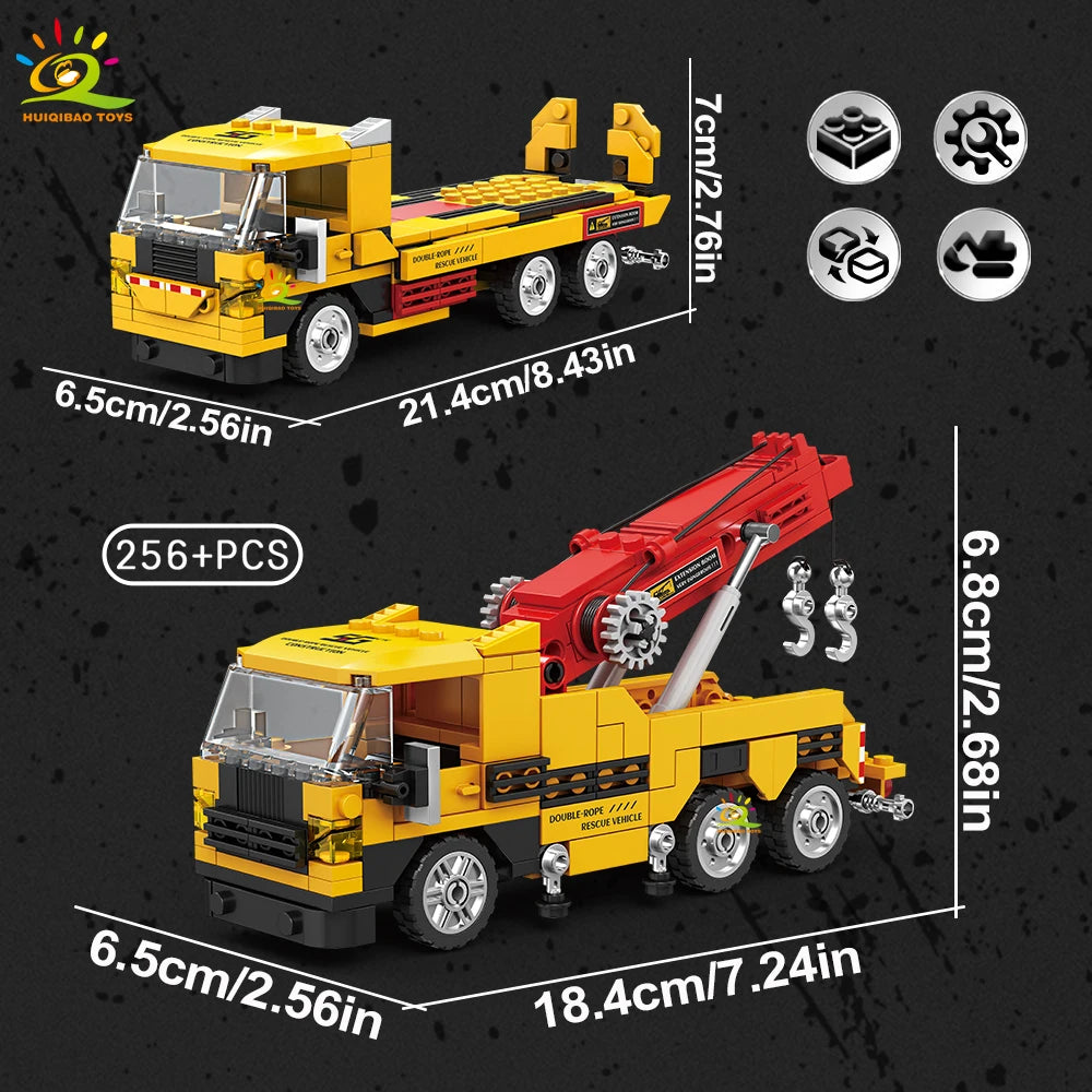 PENDRA Engineering Vehicle Excavator Building Set