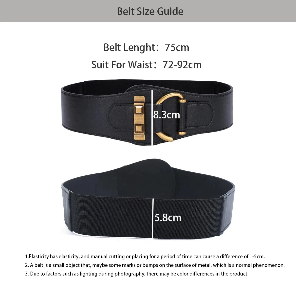 PENDRA Demiina Elegant Wide Corset Belt
