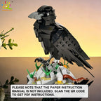 PENDRA Crow Bird Black Building Set