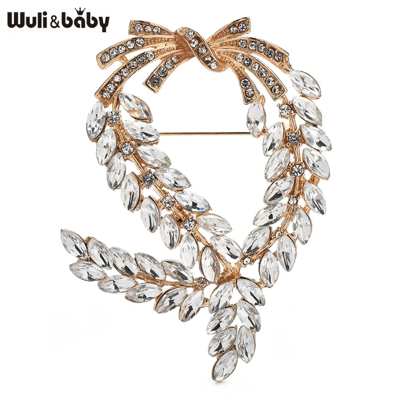 PENDRA Harvest 2-Color Sparkling Wheat Brooch