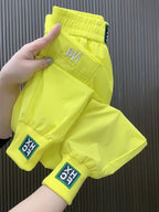 Fashion Summer Harem Pants Female 2025 New Letter Women's Sports Pants Quick Dry Tie Feet Elastic Waist Casual Trousers