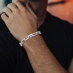 PENDRA Rectangle Silver Bracelet