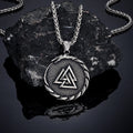 PENDRA Dragon Black Compass Necklace