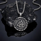 PENDRA Dragon Black Compass Necklace