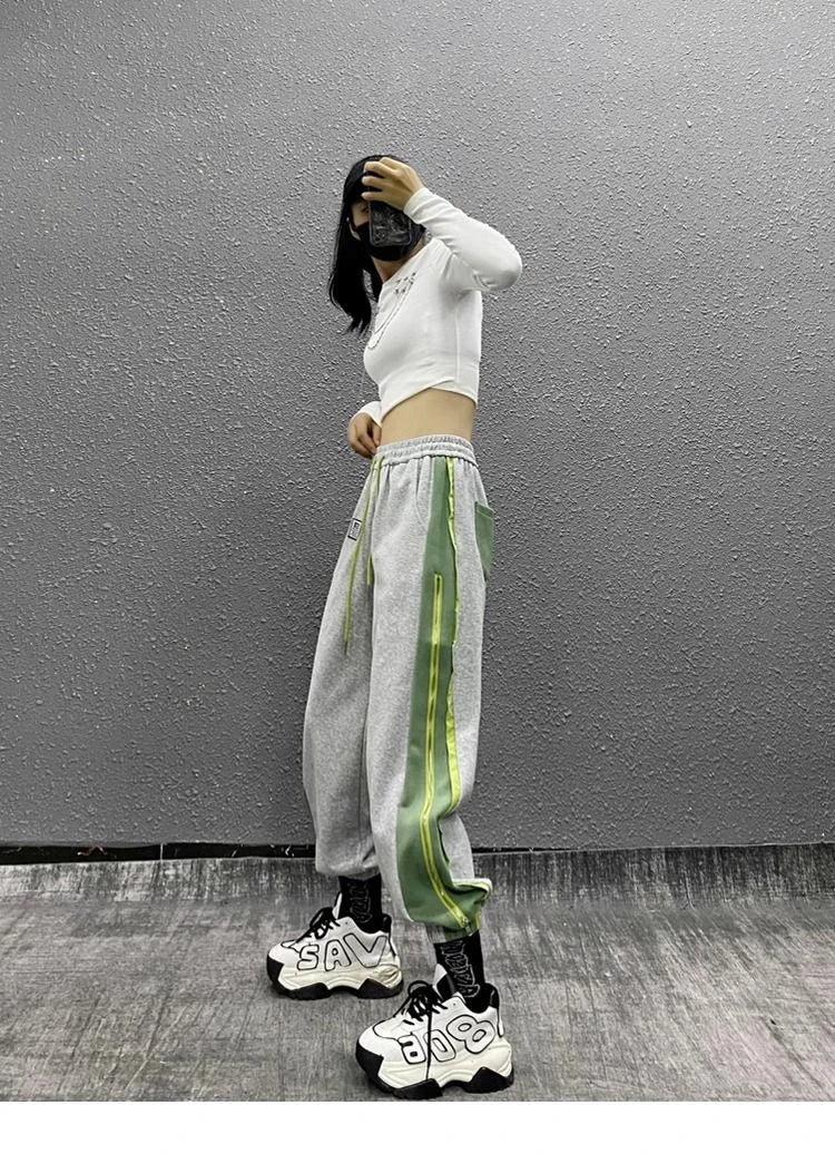 PENDRA Side Color Blocked Pants