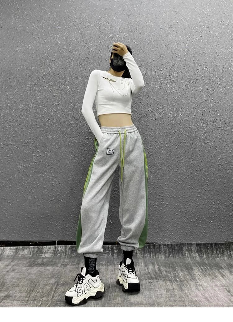 PENDRA Side Color Blocked Pants