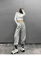 PENDRA Side Color Blocked Pants