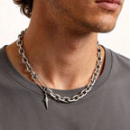 PENDRA Paper Clip Pendant Necklace