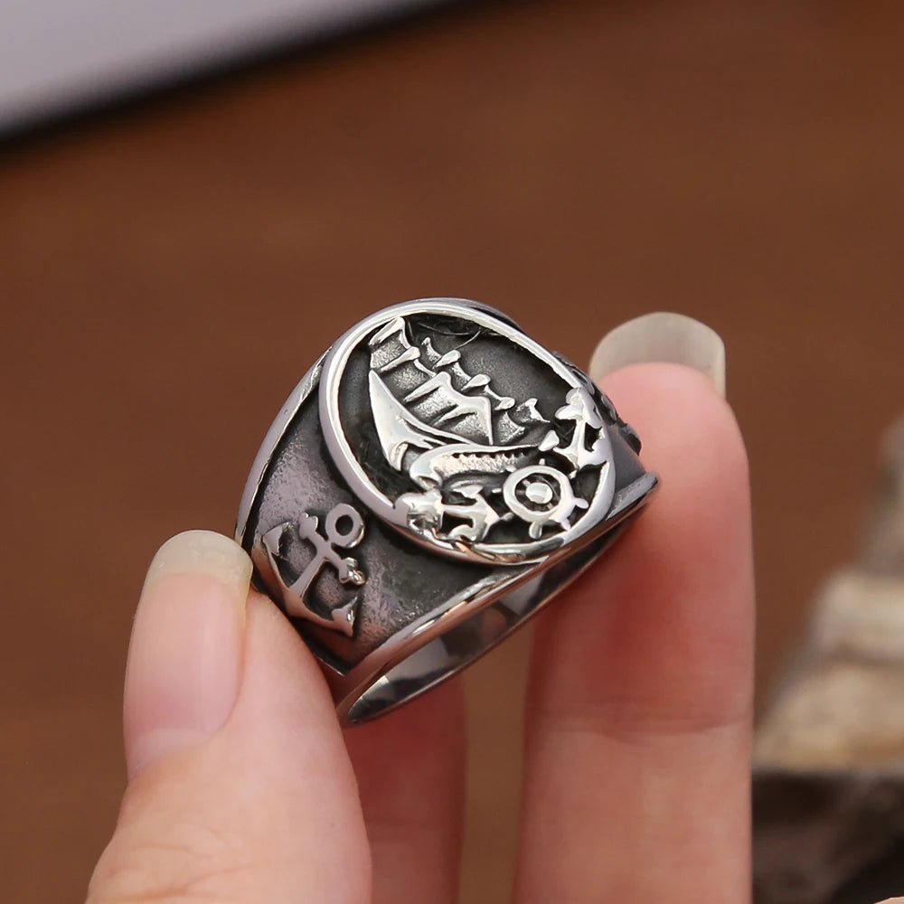 PENDRA Piratevessel Nordic Sailboat Pirate Ring