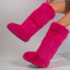 PENDRA Knee Warm Imitation Boots