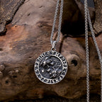 PENDRA Celtic Knot Rune Vintage Necklace