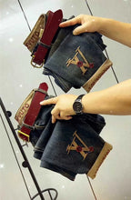 PENDRA Stretch Harem Ankle Jeans
